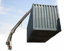 container no guindaste